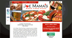 Desktop Screenshot of joemamaspizza.com